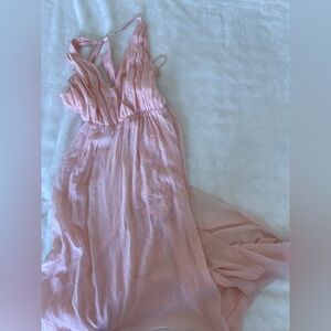 Alice + Olivia Soft Pink Backless Dress